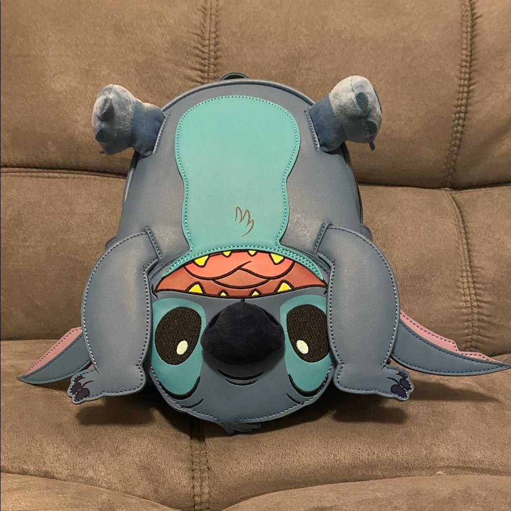 Upside-down Stitch Loungefly Mini Backpack